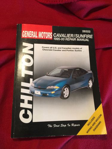 Chilton’s general motors cavalier sunfire 1995 - 2000 manual large softback book