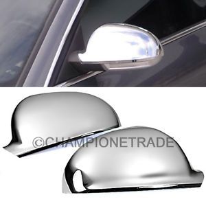 Chrome rearview side mirror cover for vw golf jetta mk5 sharan eos passat b6 ct