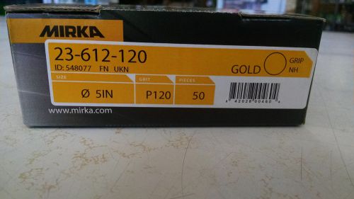 Mirka 23-612-120 gold 5 disc 120g 50/pk