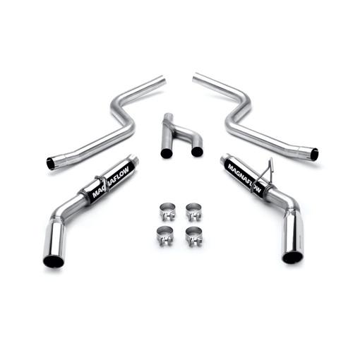 Magnaflow 16605 exhaust muffler-stainless steel cat-back system, mandrel-bent