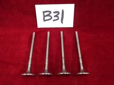 Nascar (4) titanium exhaust valves 1.600 x 5.630 x 11/32 - imca/nhra-0114b31