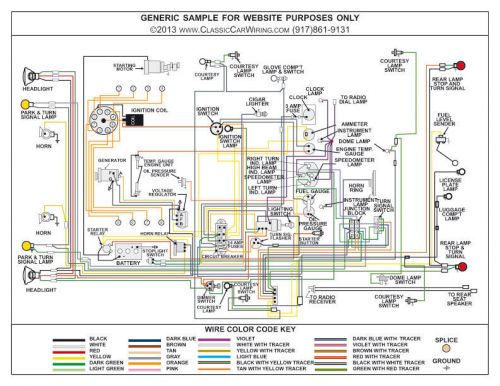 1942 1946 1947 1948 chevy cars color laminated wiring diagram 11&#034; x 17&#034;