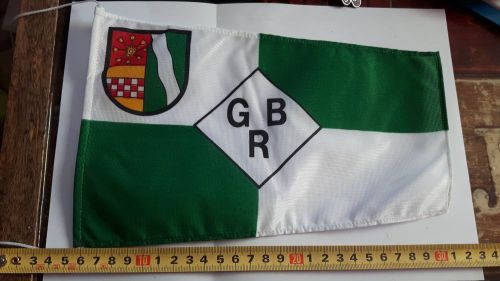 Vintage boat yacht motorboat pennant schipyard marine gbr germany