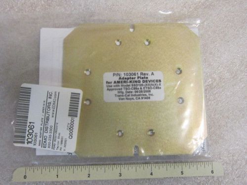 Trans-cal 103061 adapter plate, for mounting ssd120-30n encoder in ak-350 tray