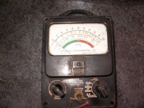 Stevens model  a.t. 100 volts &amp; ohms meter