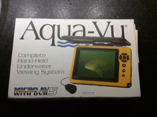 Aqua vu fish finder underwater camera