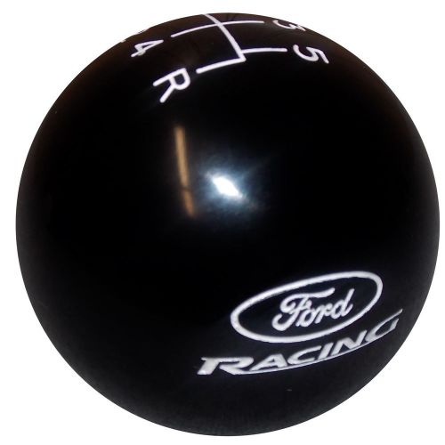 Ford racing black mustang 5 speed shift knob m12x1.25 thread u.s made