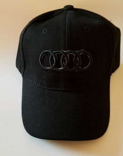 Audi car and truck hat adjustable black