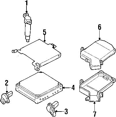 Nissan\infiniti 237316j90b genuine oem camshaft sensor