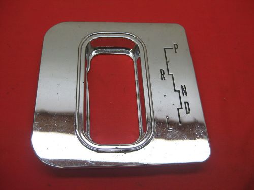 1963 impala super sport auto console shift top plate       3190