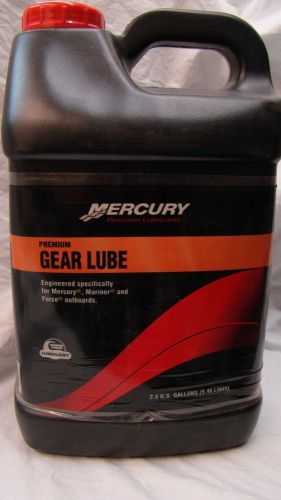 Mercury premium gear lube 2.5 us gal.