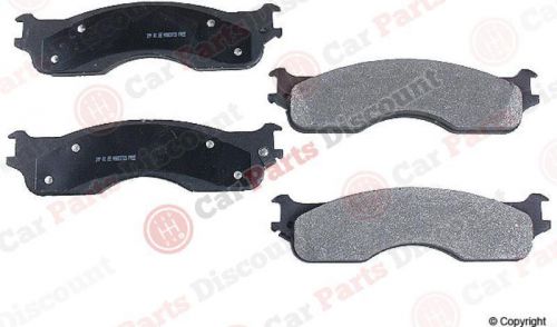 New meyle semi metallic disc brake pads, d91054sm