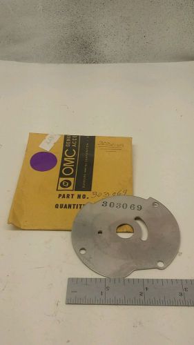 New omc johnson evinrude water pump wear plate 303069 18-25hp nos