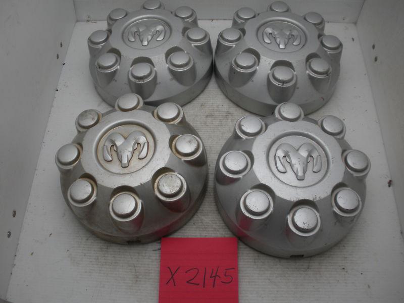 Lot 4 02-07 08 09 10 dodge ram 2500 3500 17" painted  wheel center caps hubcaps