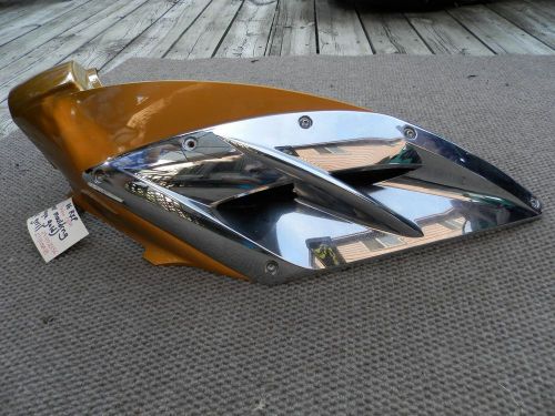 Seadoo 2006 rxp oem upper moulding (right side) maya gold with chrome grill