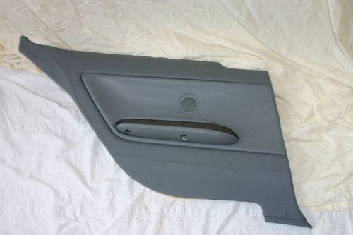 Bmw e46 m3 rear driver side quarter door panel oem gray grey card back coupe 2dr