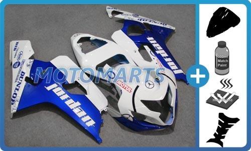 5 in 1 bundle for suzuki gsxr 600 750 04 05 k4 body kit fairing & windscreen ar