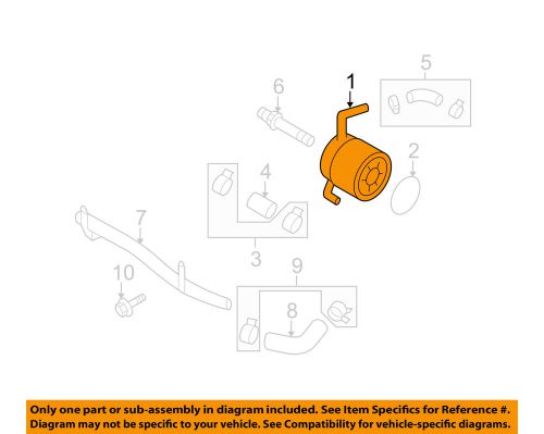 Subaru oem 08-14 tribeca 3.6l-h6-engine oil cooler 21311aa140