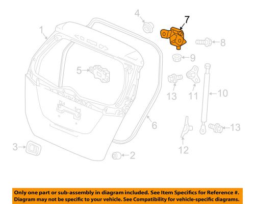 Honda oem 2015 fit lift gate-hinge 68210t5a003zz