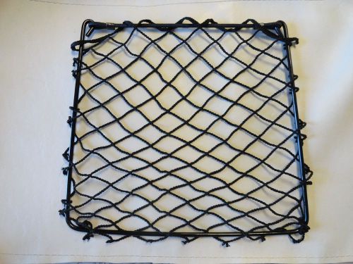 Storage black net w/ frame 11&#034; x 10&#034; marine boat