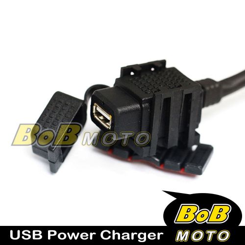 Vmoto bike mount usb cable battery adapter 12v 2.1a for universal ducati