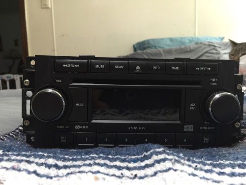 Chrysler dodge ram jeep raq factory 6 disc radio for 2006 through 2008 vehicles