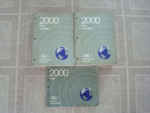 2000 ford f-150  lightning/lariat/​harley truck shop service repair manual books