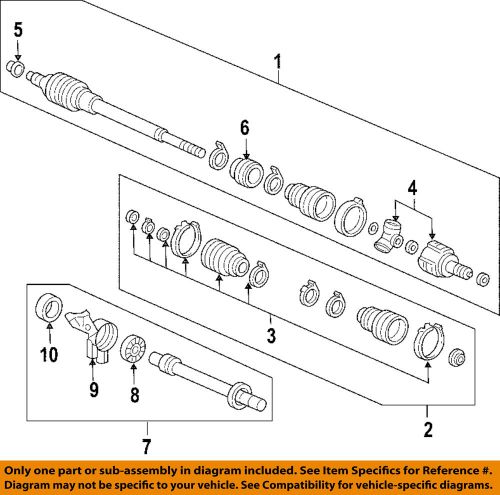 Honda oem 2002 civic-front damper 44351s5ta01