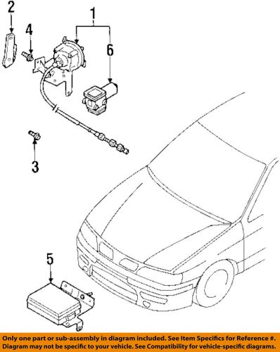 Infiniti nissan oem 99-02 g20 cruise control-vacuum pump 1895689917