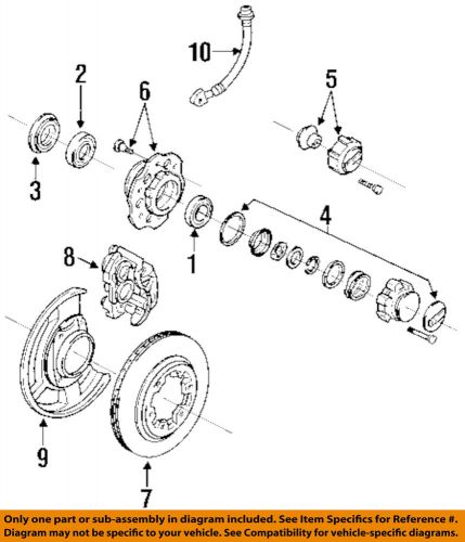 Nissan oem 86-94 d21 front brake-rotor 40206vj200