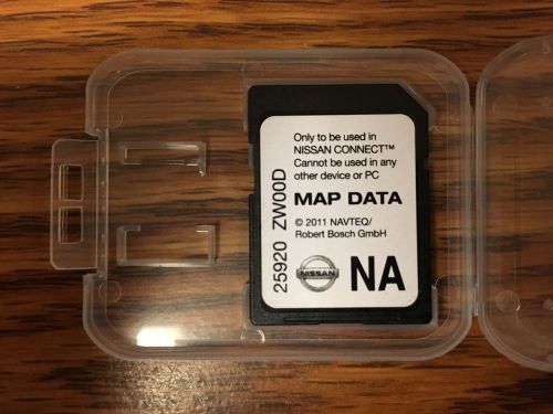 2010 - 2013 nissan gps navigation map sd card sentra rouge juke cube 25920 zw00d