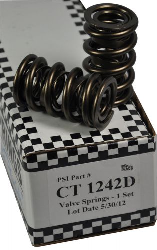 Psi ct1242d premium double roller valve springs 1.580&#034; .780&#034; lift new set of 16