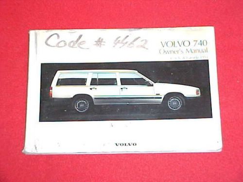 1992 original volvo 940 owners manual service guide book 92 glovebox factory