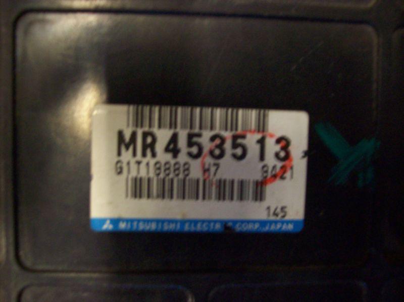 1998 1999 mitsubishi mirage tcm computer 1.5l mr 453513