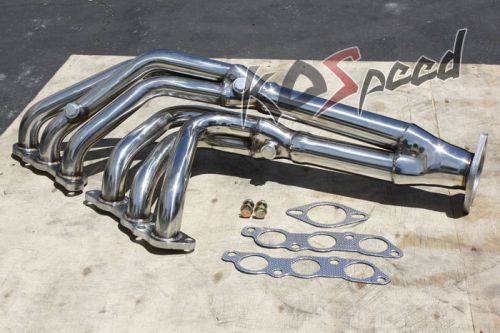 Tubular ss racing exhaust manifolds header 93-98 toyota supra mk4 3.0l na 2jz-ge