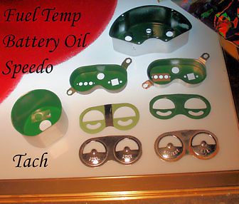 Corvette parts 1953 1954 1955 gauge pod cans battery oil speedometer tachometer