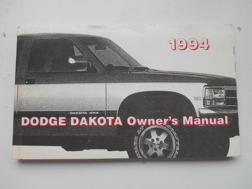 Nos 1994 dodge dakota owner&#039;s manual