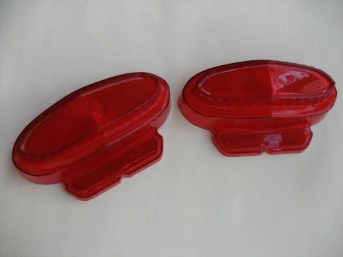 1959 oldsmobile all 88 models stop &amp; tail lamp lenses ( 1 pair)