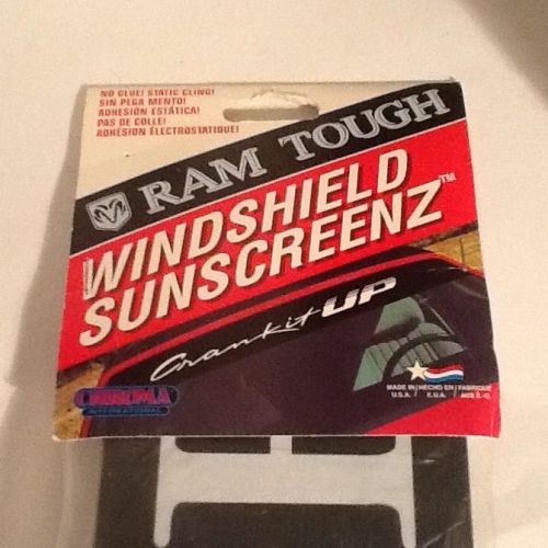 Dodge ram tough nos window sunscreenz easy install static cling custom decal