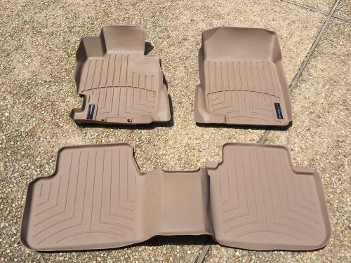 Weathertech floor mat set for 2004-2008 acura tl