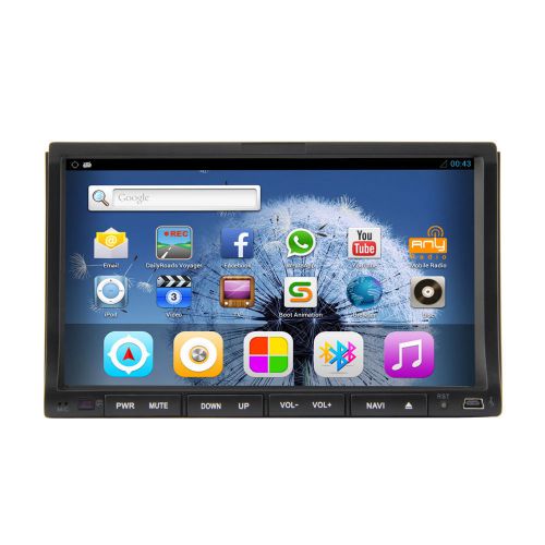 Rungrace 7&#034; quad core android 4.4 car dvd player touch screen navigation am fm