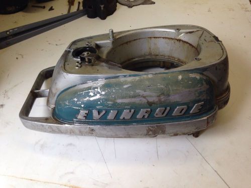 1948 evinrude 3.3 hp outboard model 4423 fuel tank and mounting bracket