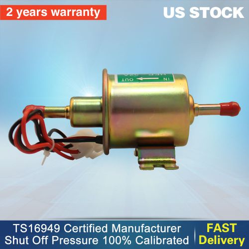 Universal diesel petrol gasoline electric fuel pump low pressure hep-02a 12v