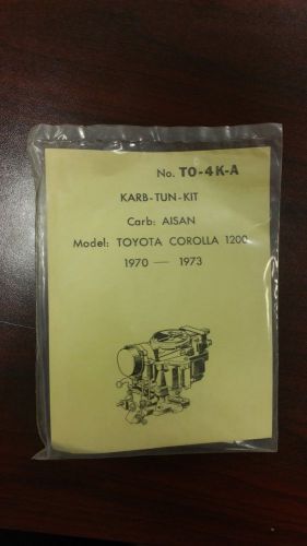 Karb-tun-kit toyota corolla 1200 carburetor rebuild kit