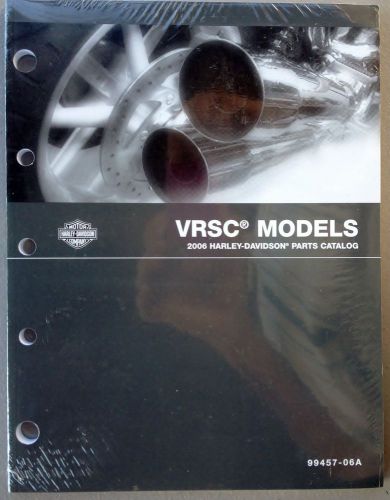 Harley davidson 2006 vrsc models part catalog 99457-06a