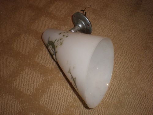 Vintage 64 chris craft plastic cone interior light fixture  ships wheel stars