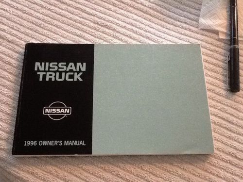 1996 nissan truck factory complete owners manual instruction handbook