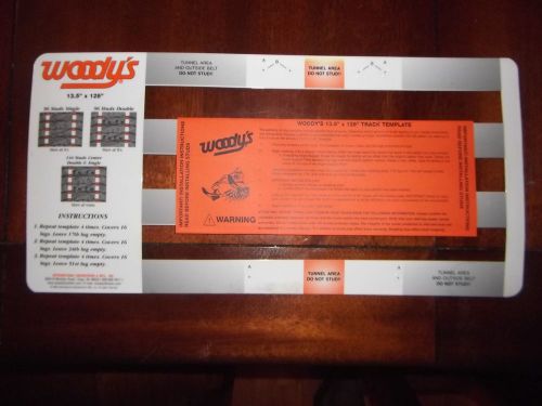 Woody&#039;s 13.5&#034; x 128&#034; snowmobile track stud template woodys studs