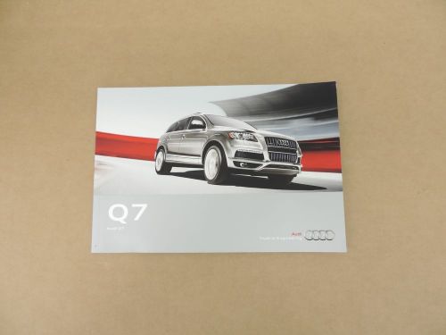 2012 audi q7 premium s line tdi prestige plus sales brochure dealer catalog