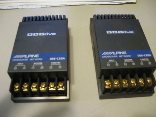 Alpine dse-c20a crossover network